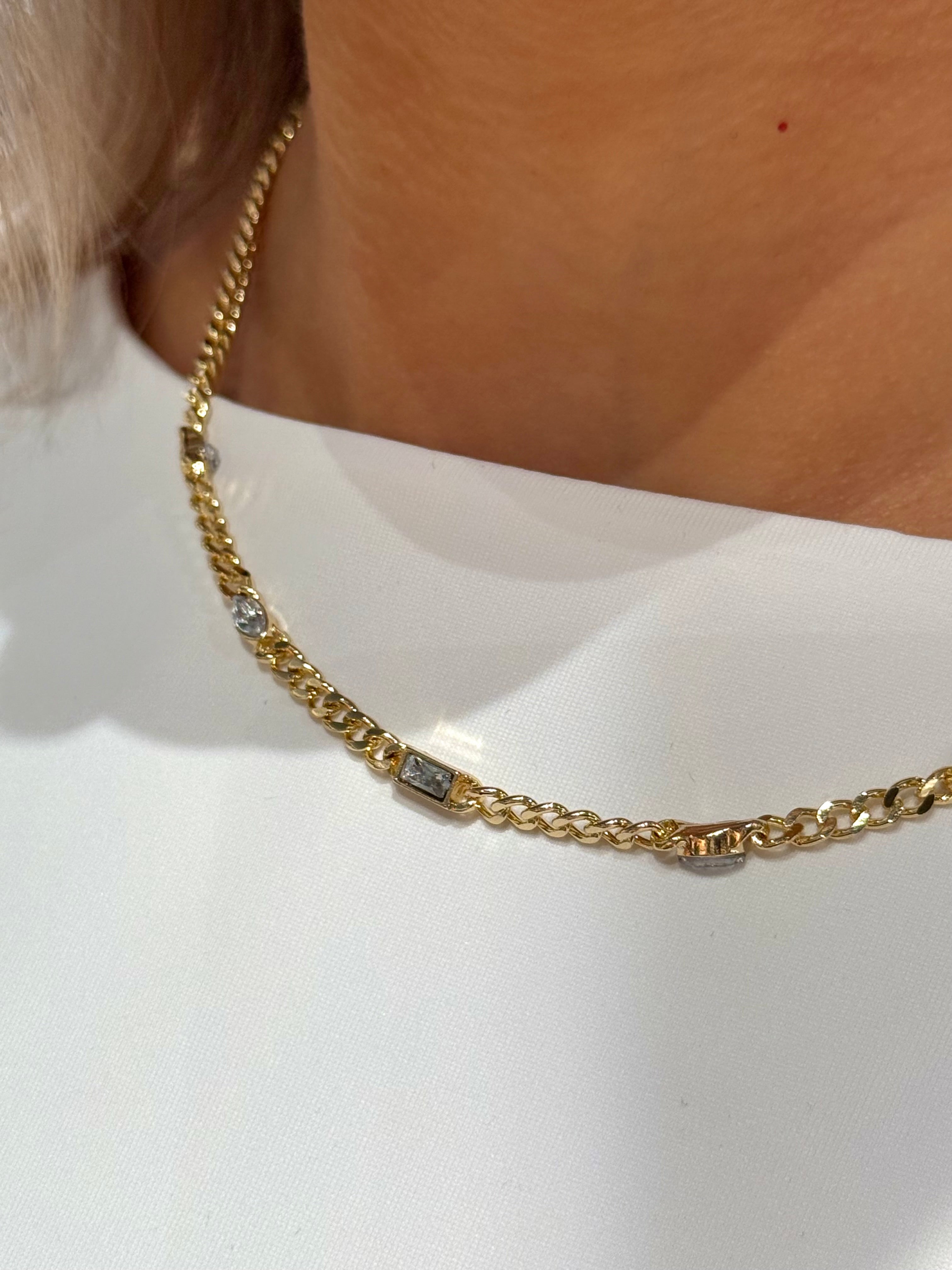 PCSONJA Necklace - Gold Colour